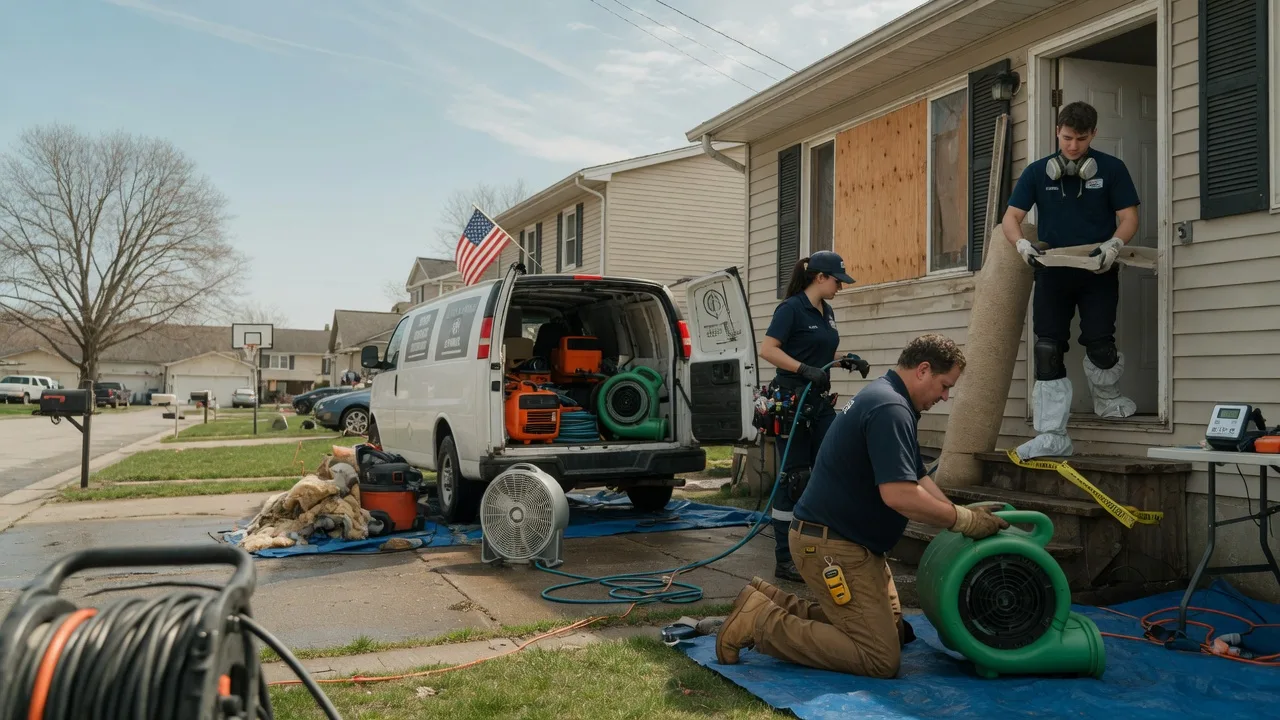 Water Damage Restoration in Astoria, IL near me